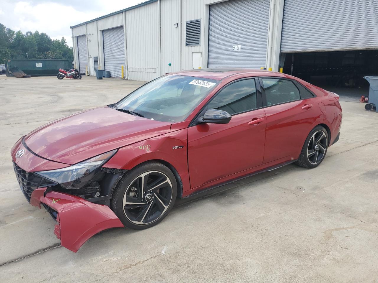 2023 Hyundai Elantra N Line продається в Gaston, SC - Front End