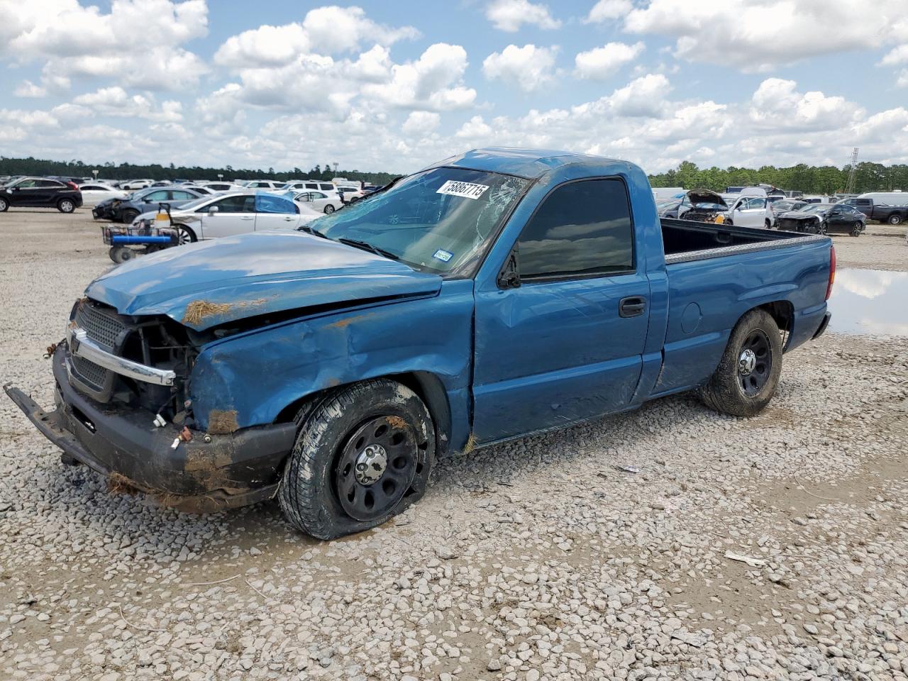 2003 Chevrolet Silverado C1500 იყიდება Houston-ში, TX - Rollover