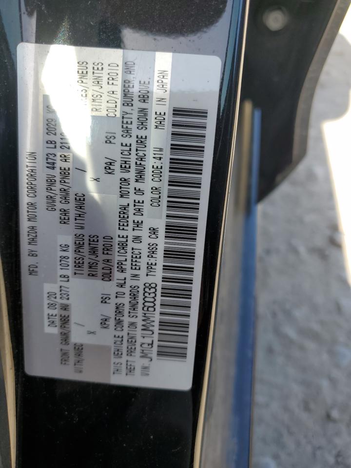 2021 Mazda 6 Sport VIN: JM1GL1UMXM1600338 Lot: 56243355