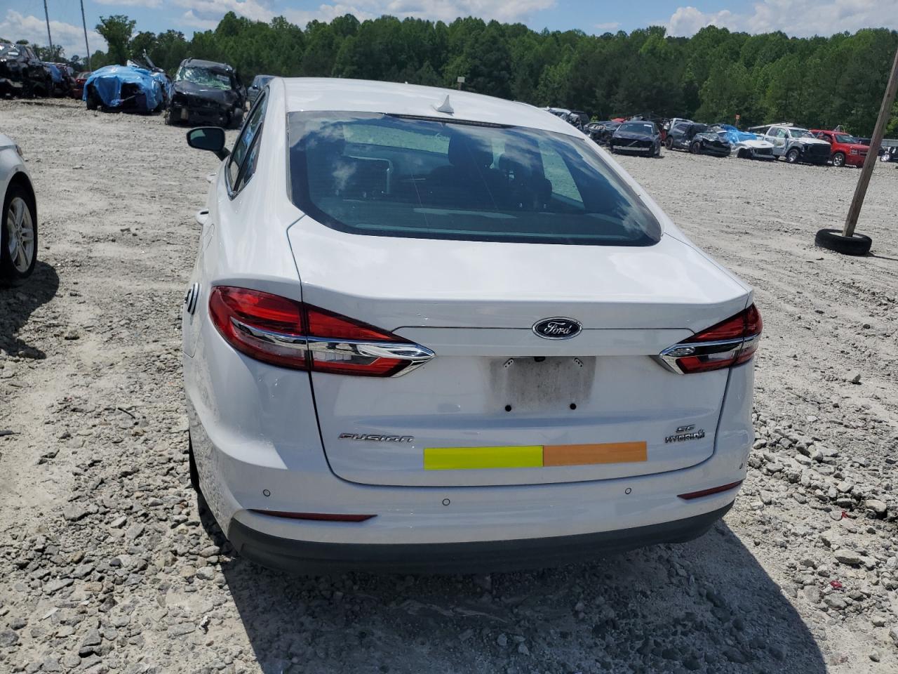 2019 Ford Fusion Se VIN: 3FA6P0LU7KR124828 Lot: 54030285
