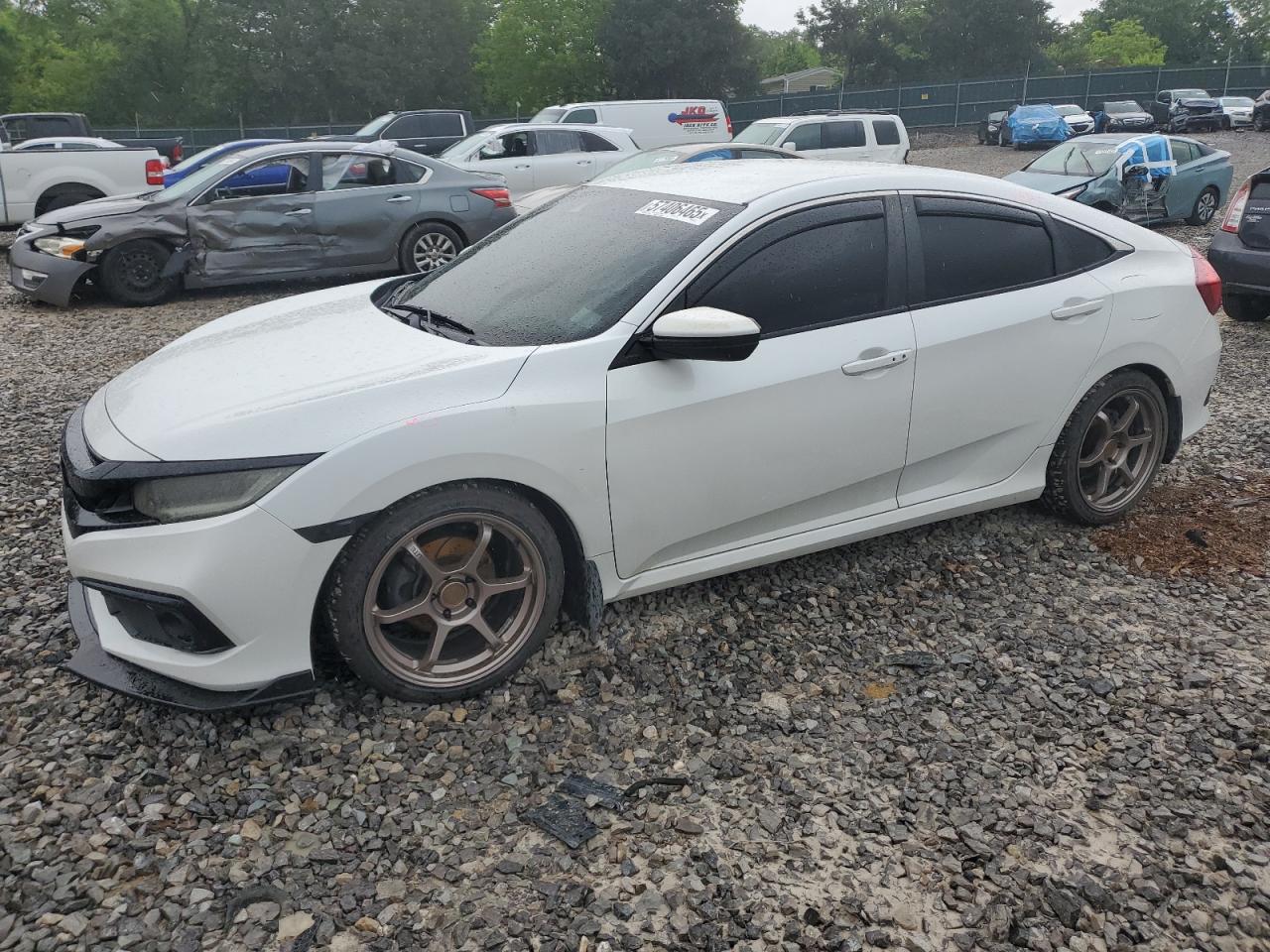 2019 Honda Civic Sport на продаже в Madisonville, TN - Hail