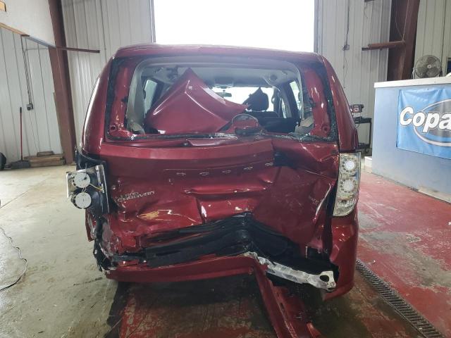  DODGE CARAVAN 2016 Czerwony