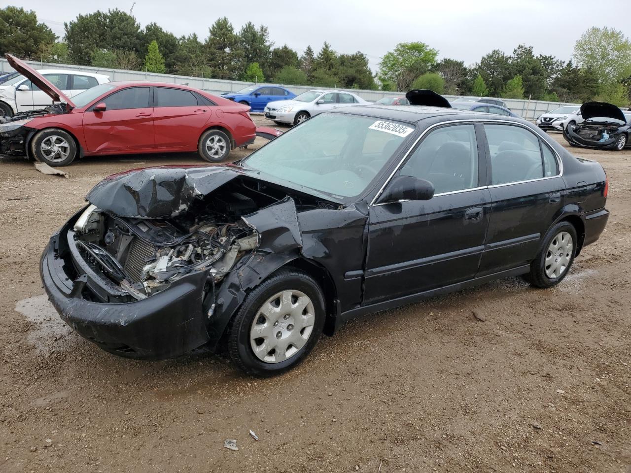 2000 Honda Civic Lx продається в Elgin, IL - Front End