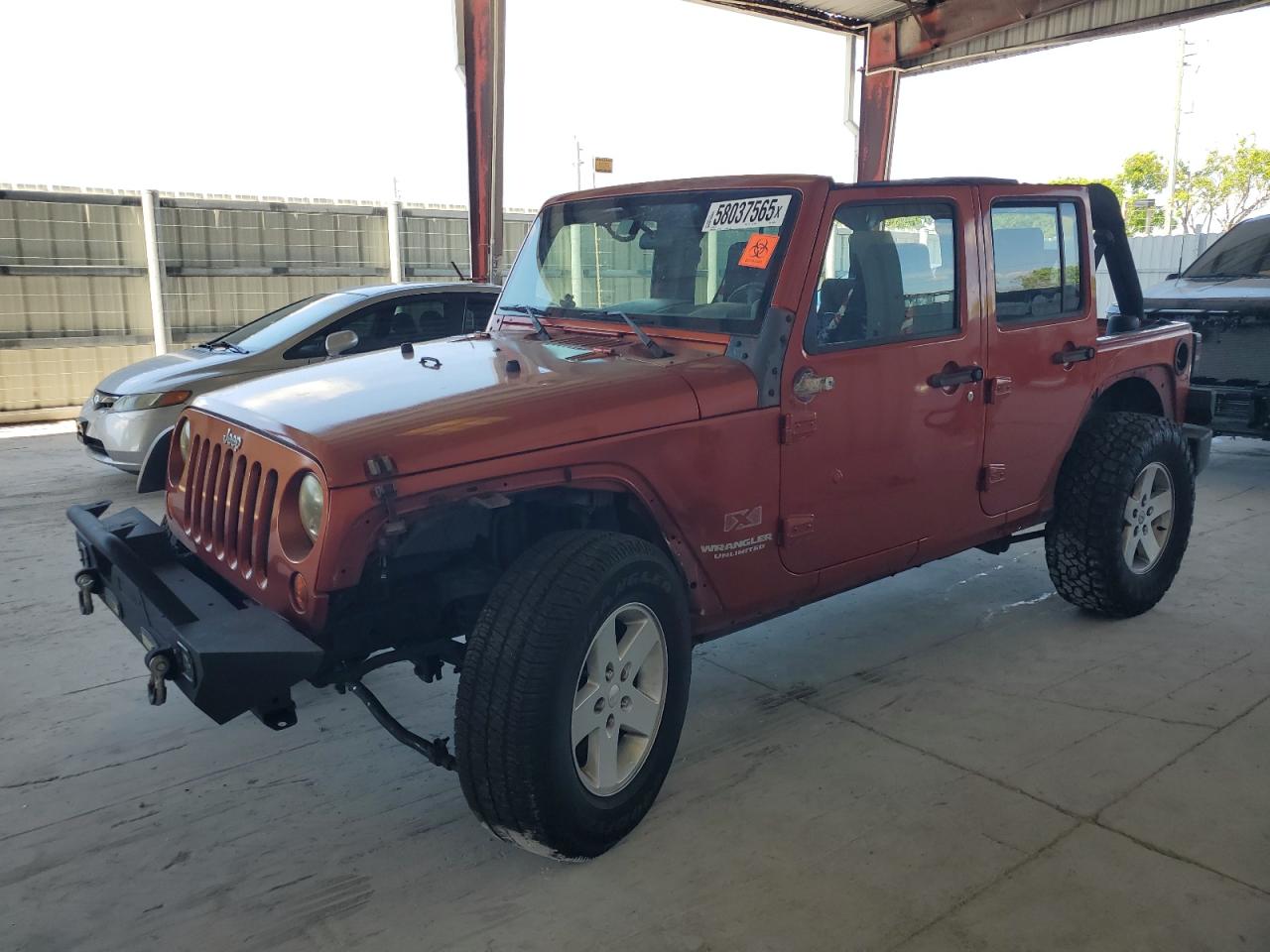 2009 Jeep Wrangler Unlimited X na sprzedaż w Homestead, FL - All Over