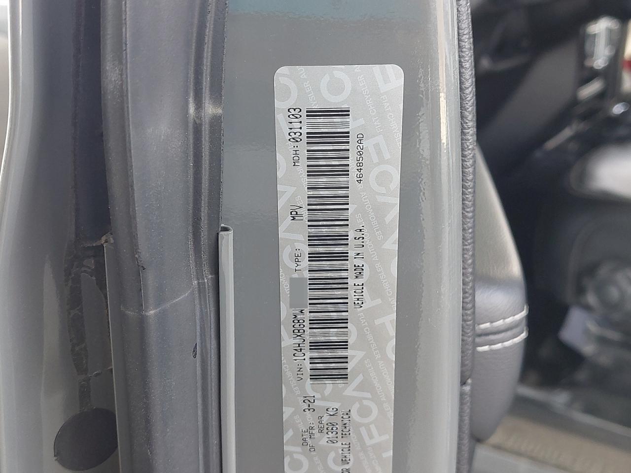 1C4HJXBG8MW687993 - 2021 Jeep WRANGLER - #56609785