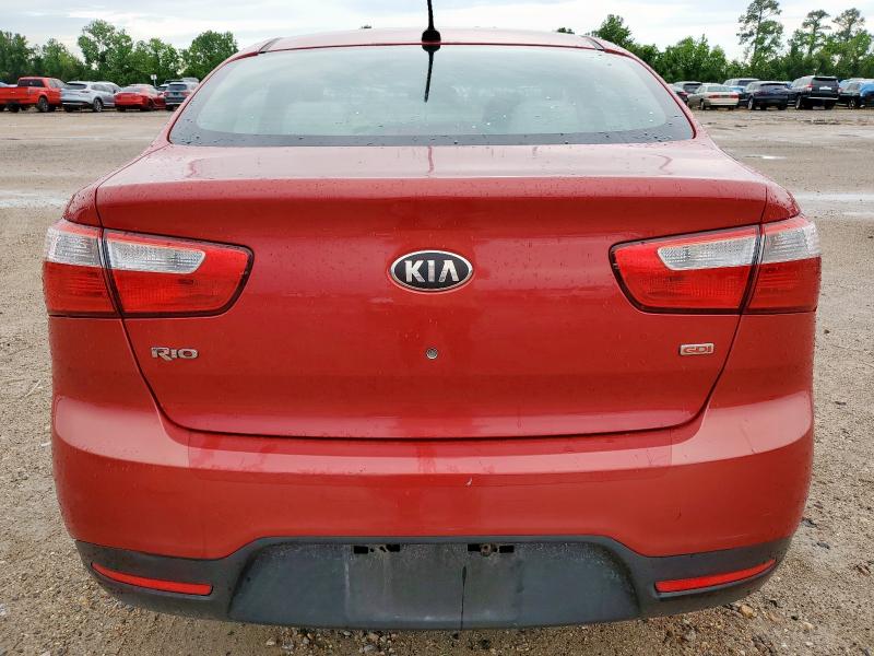  KIA RIO 2013 Красный