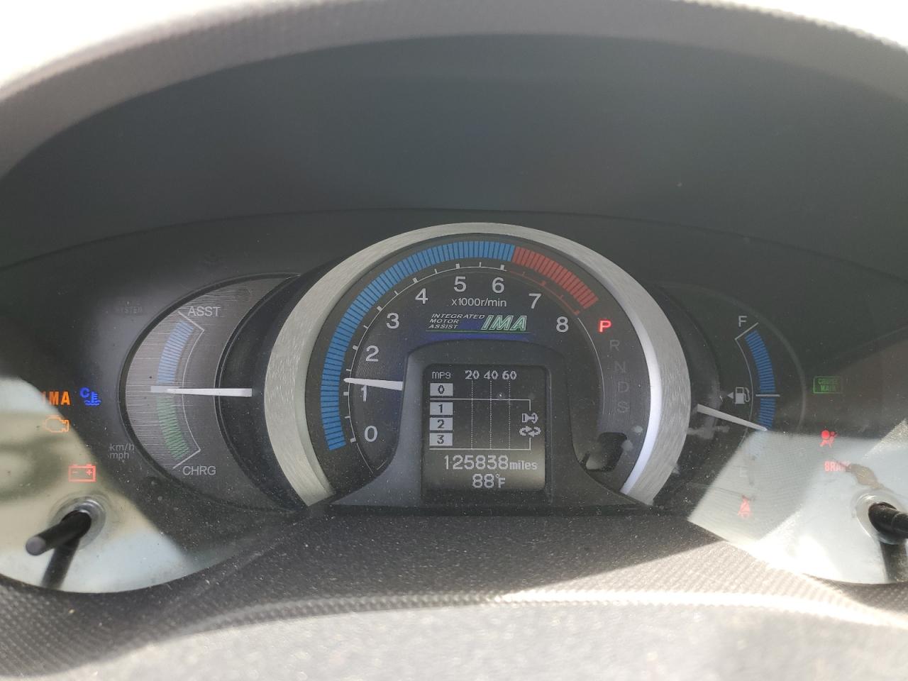 2010 Honda Insight Ex VIN: JHMZE2H74AS032878 Lot: 56230795