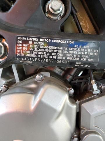 2006 SUZUKI SV650   