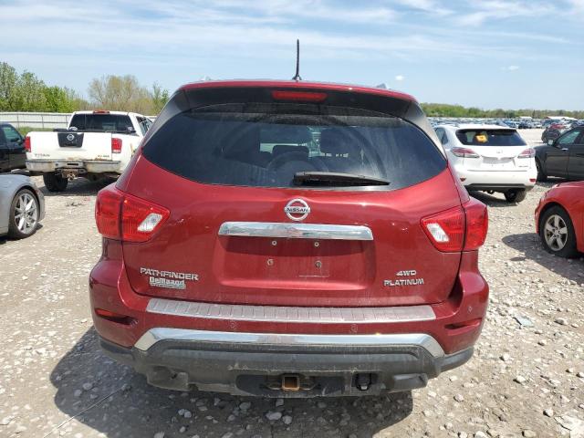  NISSAN PATHFINDER 2018 Red