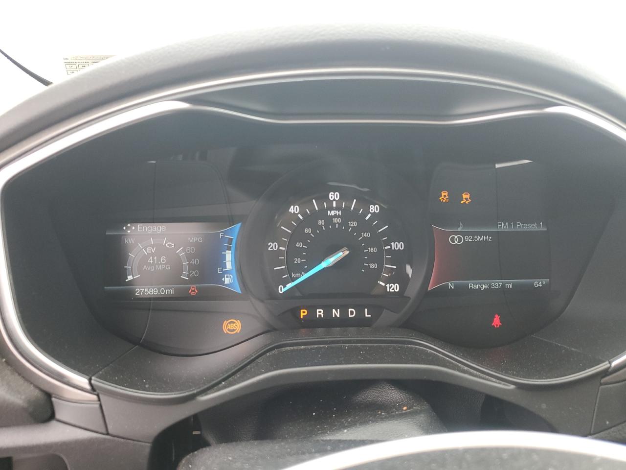 2019 Ford Fusion Se VIN: 3FA6P0LU1KR265538 Lot: 58980385