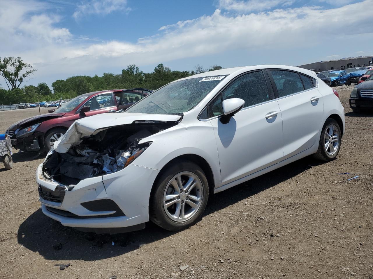 2017 Chevrolet Cruze Lt na sprzedaż w Des Moines, IA - Front End