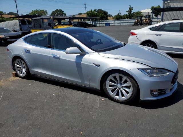 Hatchbacks TESLA MODEL S 2012 Srebrny