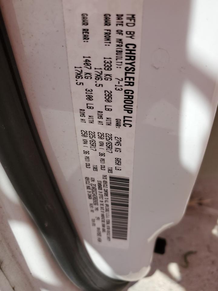 2013 Dodge Grand Caravan Sxt VIN: 2C4RDGCG4DR820266 Lot: 56103015