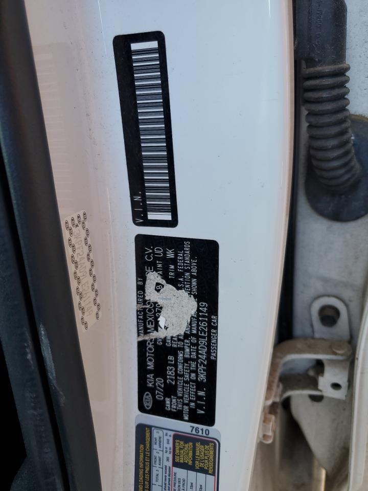 2020 Kia Forte Fe VIN: 3KPF24AD9LE261149 Lot: 90592785