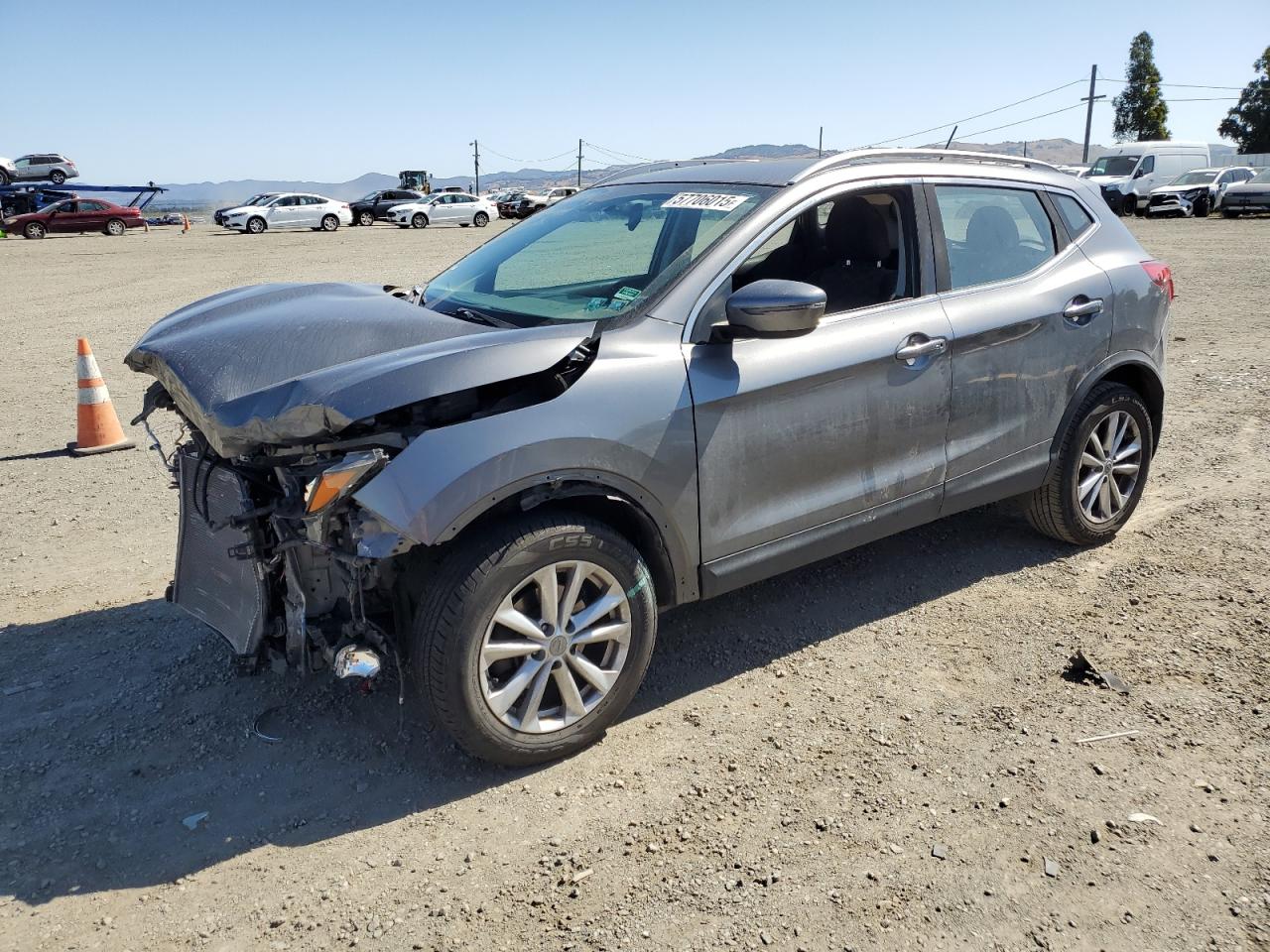 2017 Nissan Rogue Sport S за продажба в American Canyon, CA - Front End
