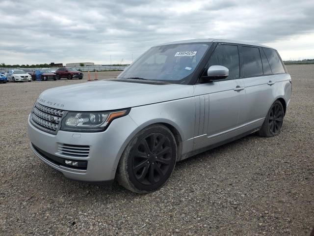 2016 LAND ROVER RANGE ROVER HSE   for sale at Copart TX - HOUSTON EAST
