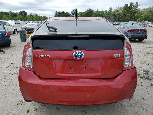Hatchbacks TOYOTA PRIUS 2012 Red