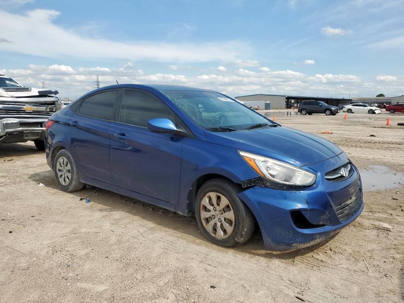 Sedans HYUNDAI ACCENT 2017 Granatowy