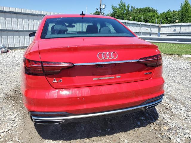  AUDI A4 2024 Czerwony