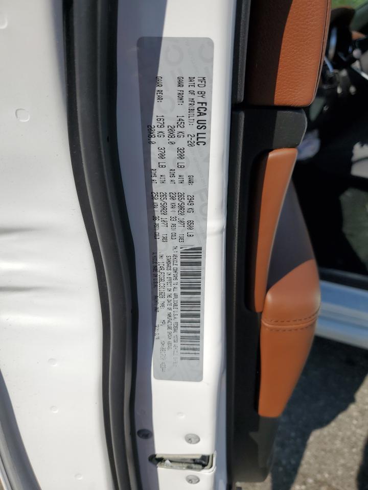 2020 Jeep Grand Cherokee Overland VIN: 1C4RJFCG6LC311628 Lot: 56510305