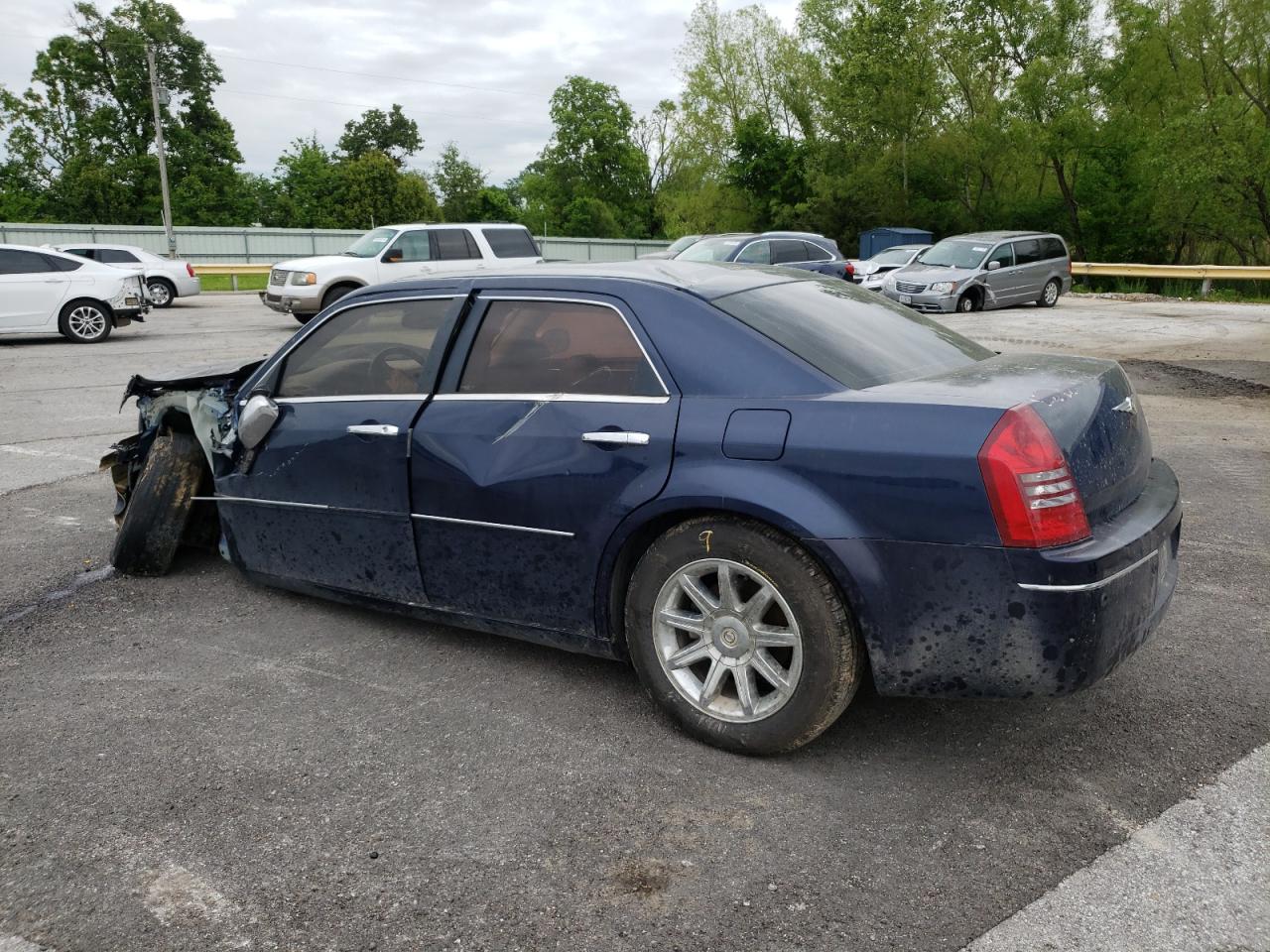 2006 Chrysler 300C blue sedan gas 2C3KA63H66H240561 photo #3