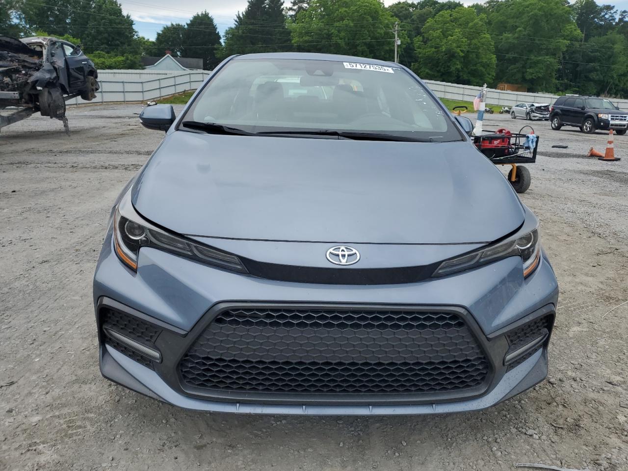 2022 Toyota Corolla Se VIN: 5YFS4MCE4NP135698 Lot: 57127535