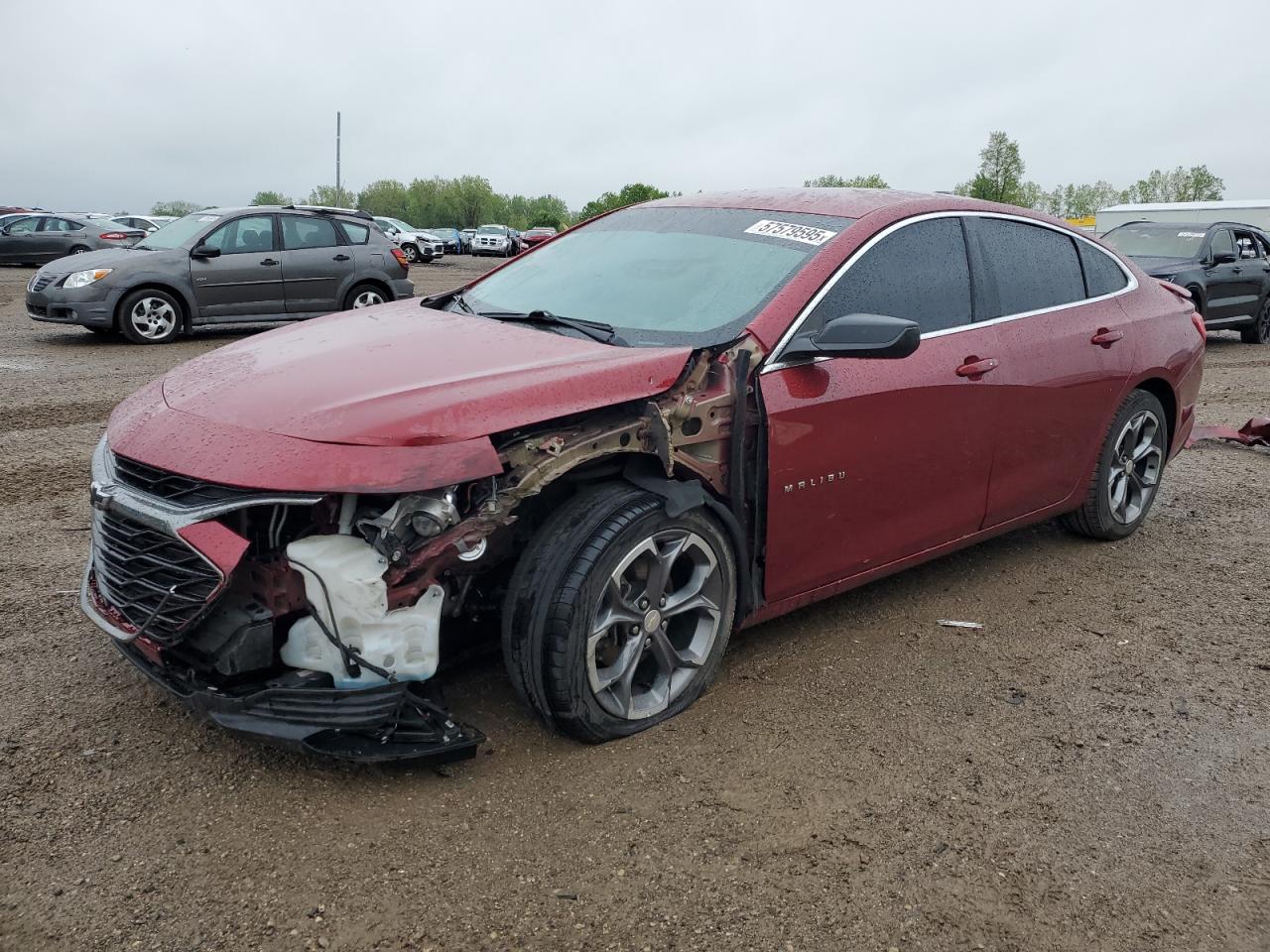 2019 Chevrolet Malibu Rs de vânzare în Davison, MI - Front End