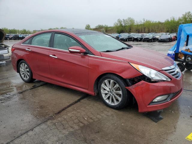  HYUNDAI SONATA 2014 Бургунди