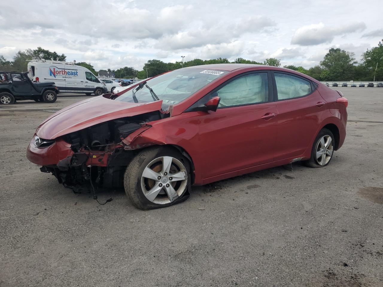2012 Hyundai Elantra Gls na sprzedaż w Glassboro, NJ - Front End
