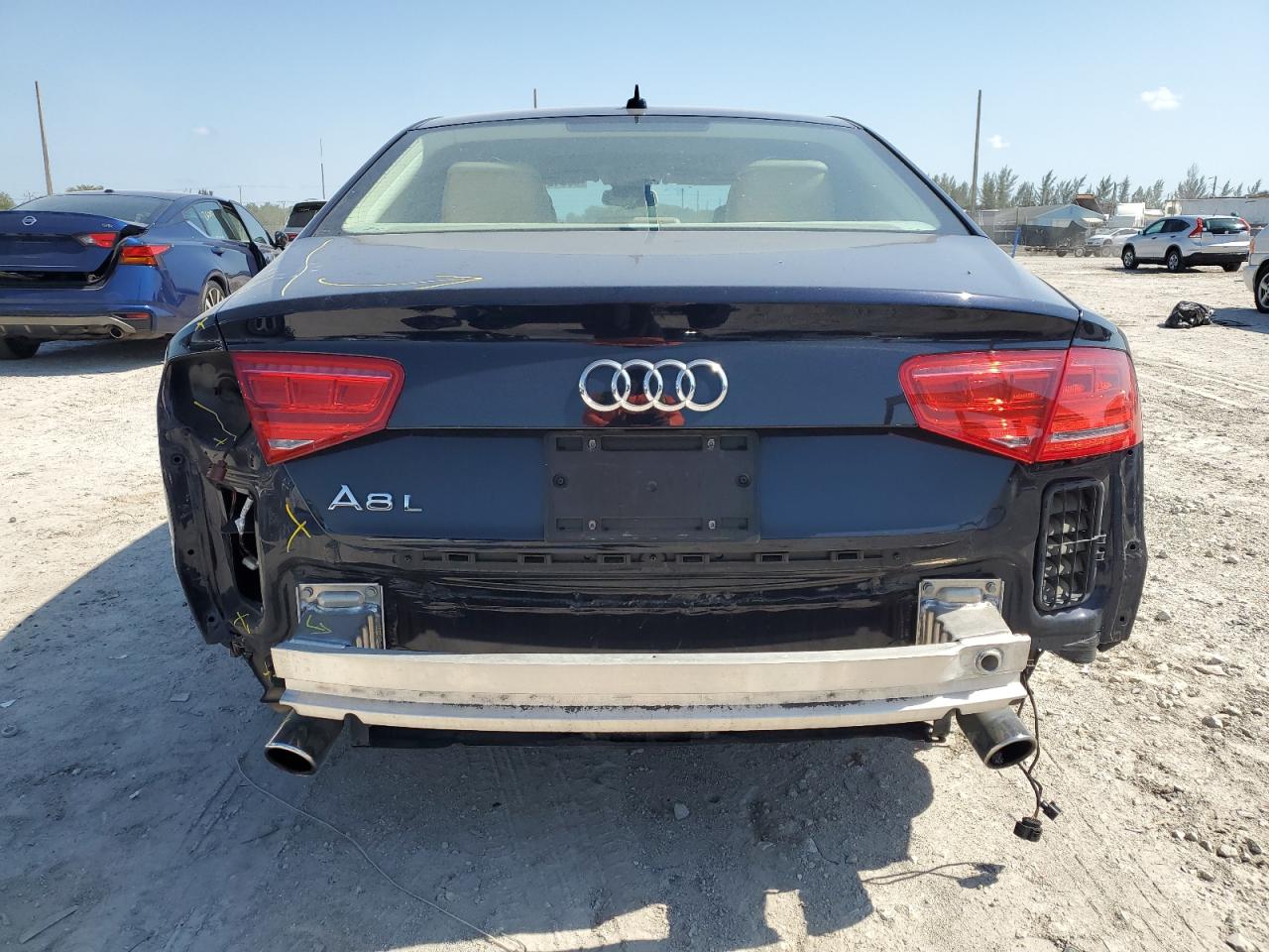 2013 Audi A8 L Quattro VIN: WAURGAFD5DN024822 Lot: 56842795