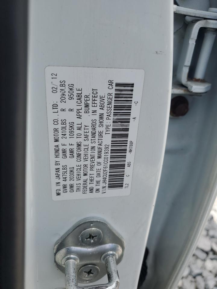 2012 Acura Tsx Tech VIN: JH4CU2F61CC019392 Lot: 57207705