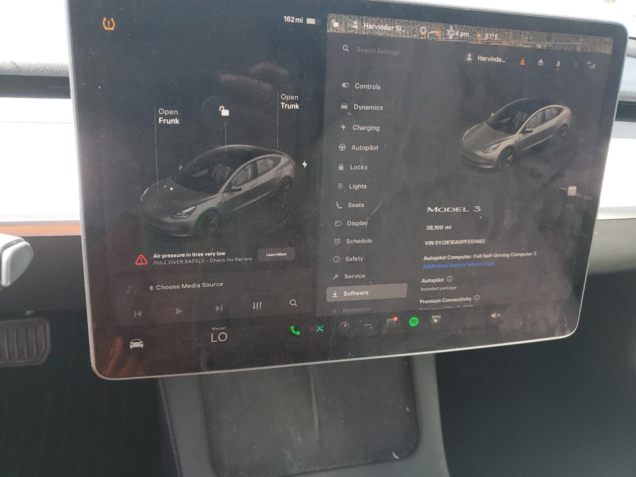 2023 Tesla Model 3 VIN: 5YJ3E1EA0PF551482 Lot: 57078745