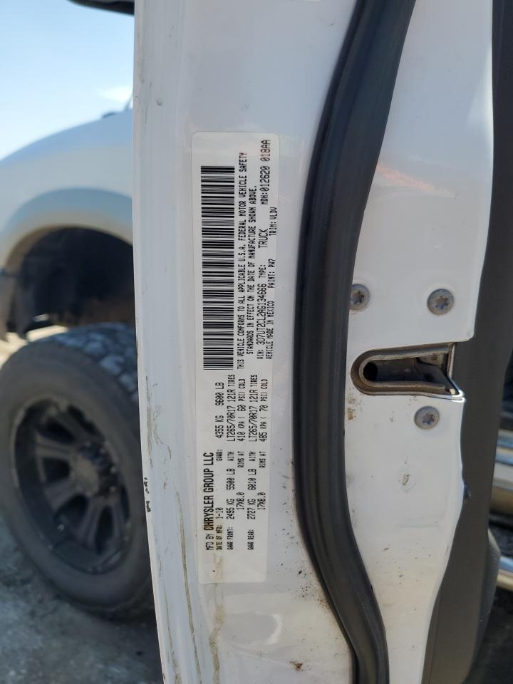 2010 Dodge Ram 2500 VIN: 3D7UT2CL2AG134666 Lot: 56969095