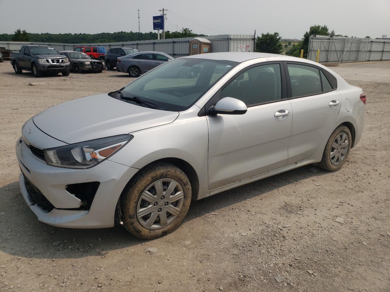 2022 Kia Rio Lx იყიდება Earlington-ში, KY - Undercarriage