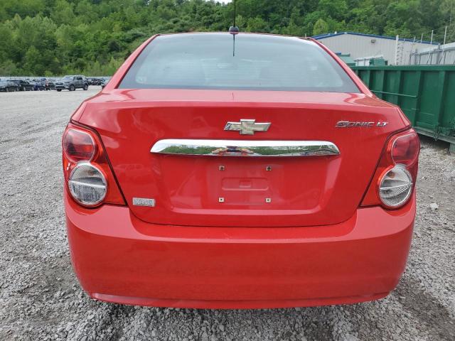  CHEVROLET SONIC 2016 Czerwony