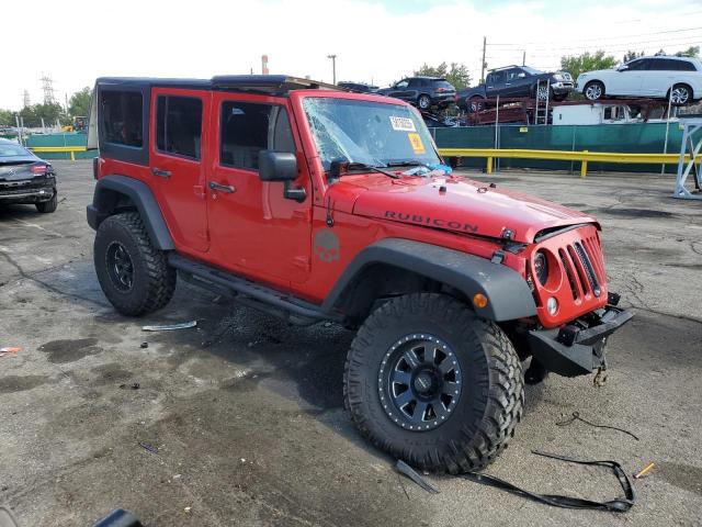 Parquets JEEP WRANGLER 2014 Czerwony