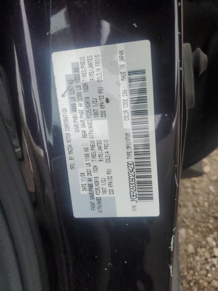 2009 Mazda Cx-7 VIN: JM3ER293090234230 Lot: 56998155