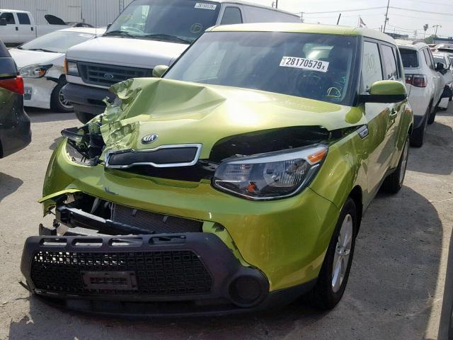  KIA SOUL 2016 Зеленый