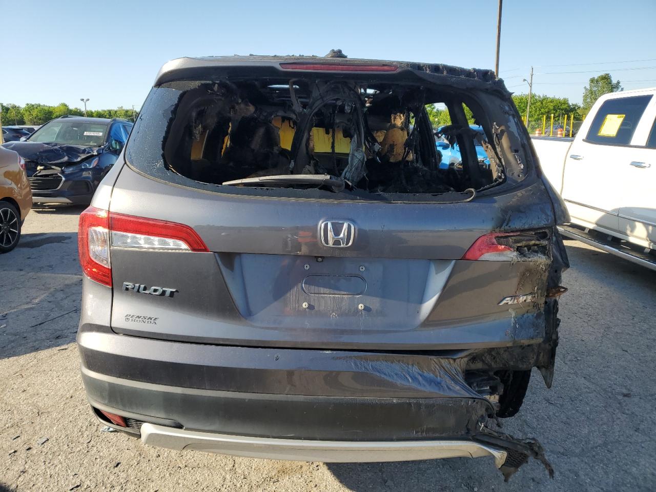 2019 Honda Pilot Exl VIN: 5FNYF6H53KB101655 Lot: 58228835