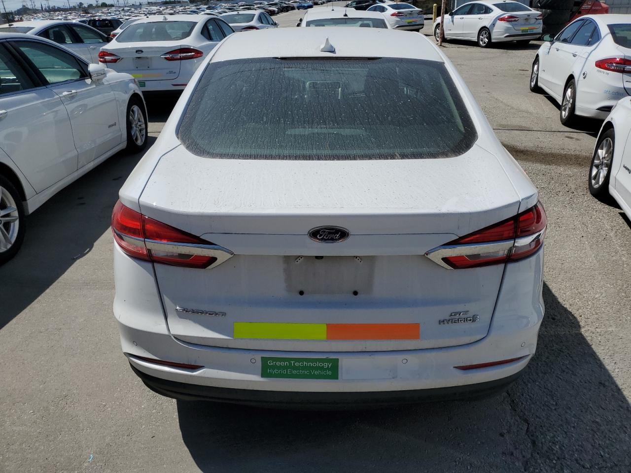 2019 Ford Fusion Se VIN: 3FA6P0LU3KR263953 Lot: 54022825