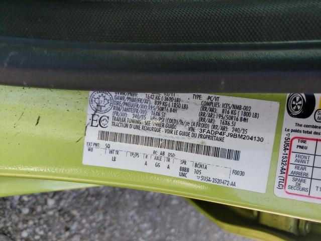 2011 FORD FIESTA SES