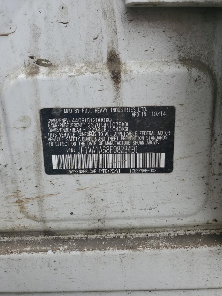 2015 Subaru Wrx VIN: JF1VA1A68F9823491 Lot: 54853865