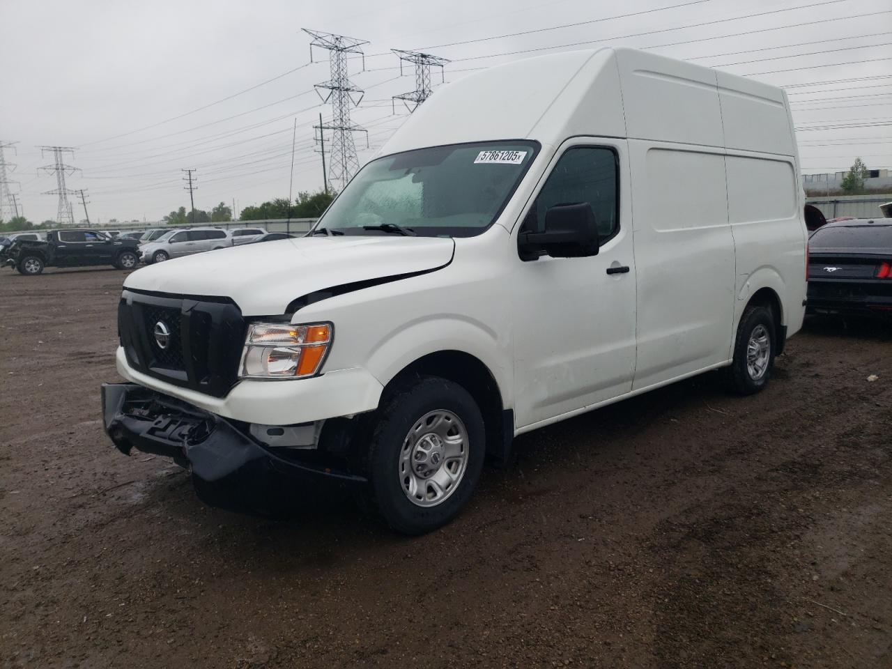 2020 Nissan Nv 2500 S en Venta en Elgin, IL - Front End
