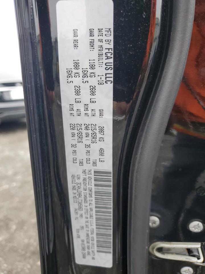 2018 Jeep Compass Sport VIN: 3C4NJDAB4JT305063 Lot: 56683175