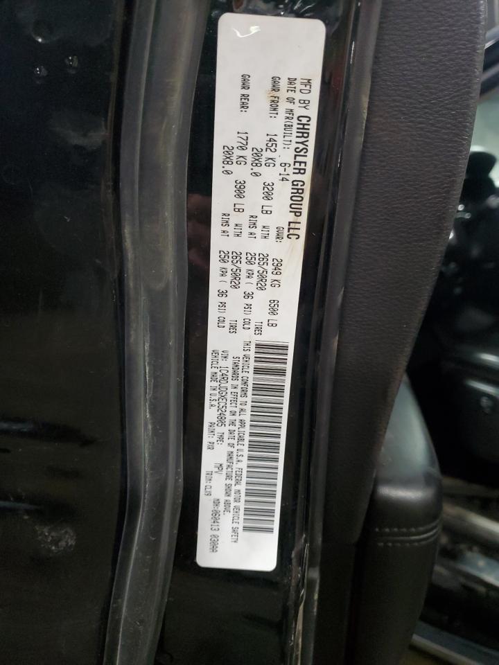 2014 Dodge Durango Limited VIN: 1C4RDJDGXEC524805 Lot: 56888865