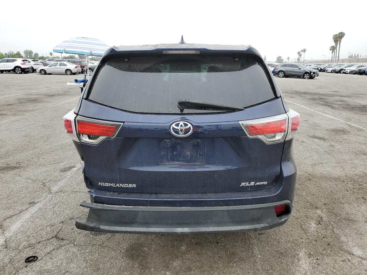 2014 Toyota Highlander Xle VIN: 5TDJKRFH2ES032680 Lot: 57284945