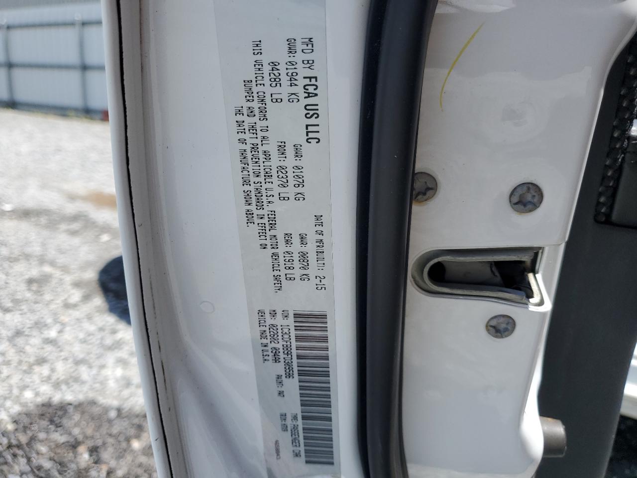 2015 Dodge Dart Sxt VIN: 1C3CDFBB9FD309586 Lot: 56247605