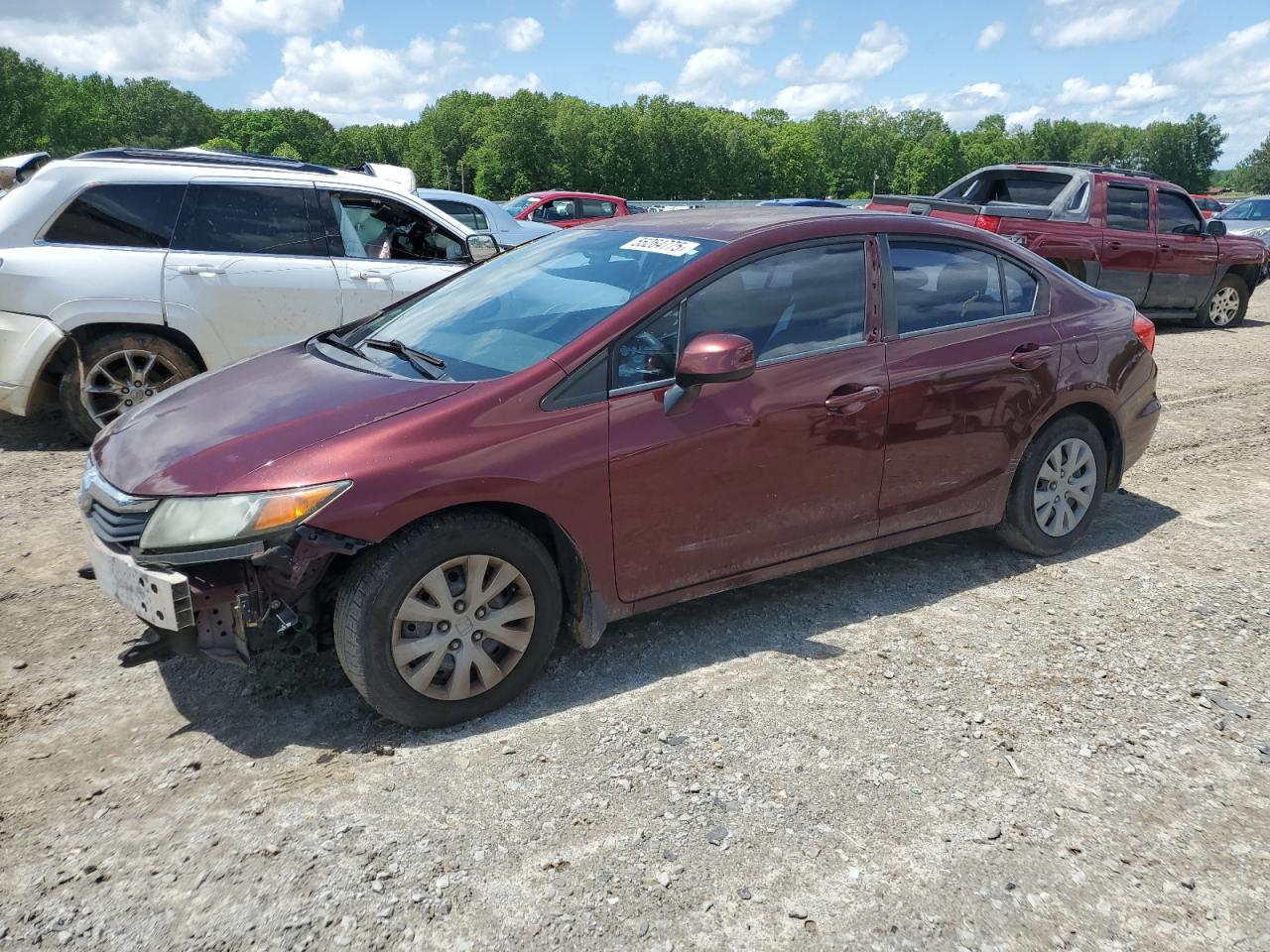 2012 Honda Civic Lx იყიდება Conway-ში, AR - All Over