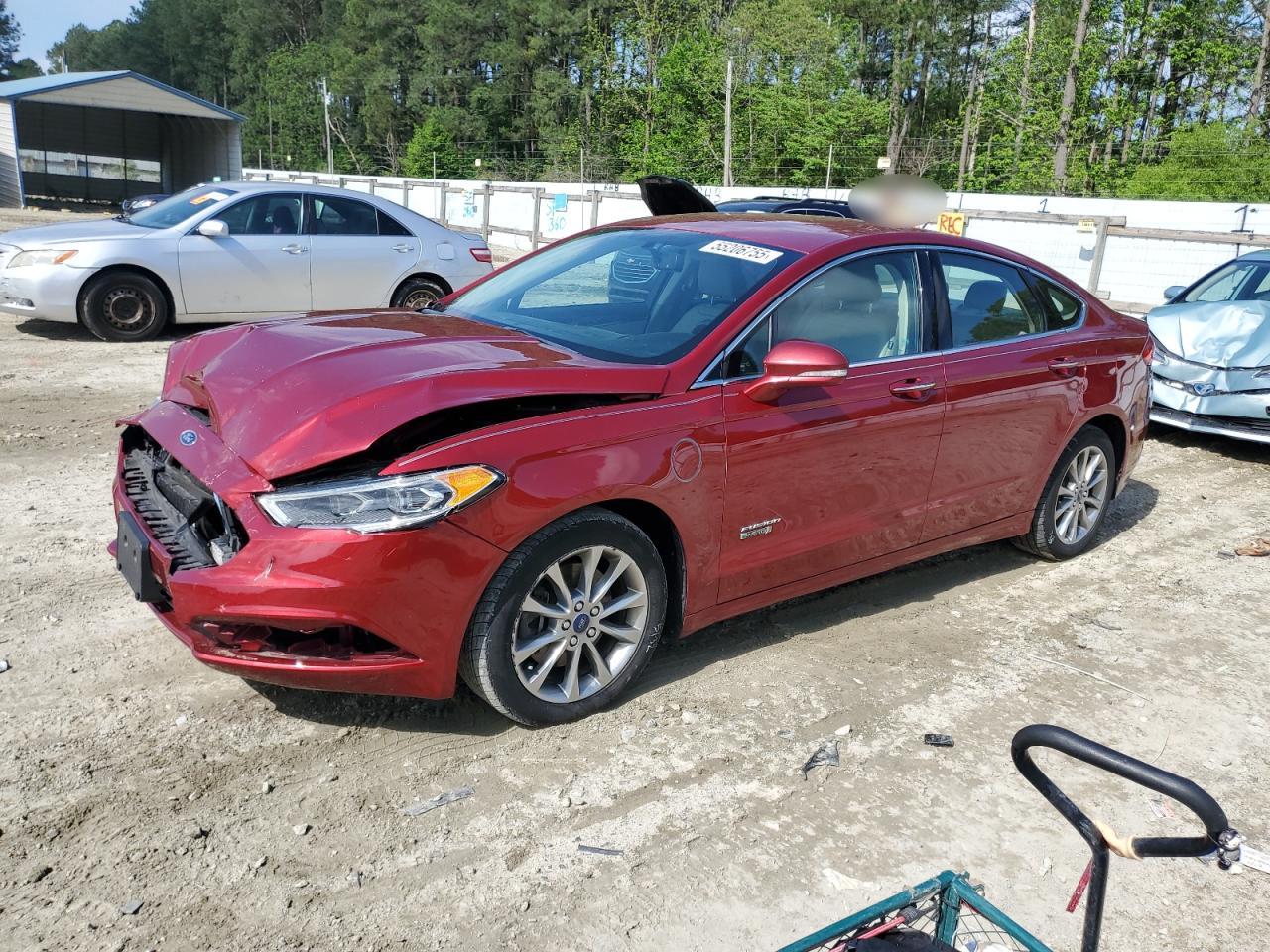 2018 Ford Fusion Se Phev en Venta en Seaford, DE - Front End
