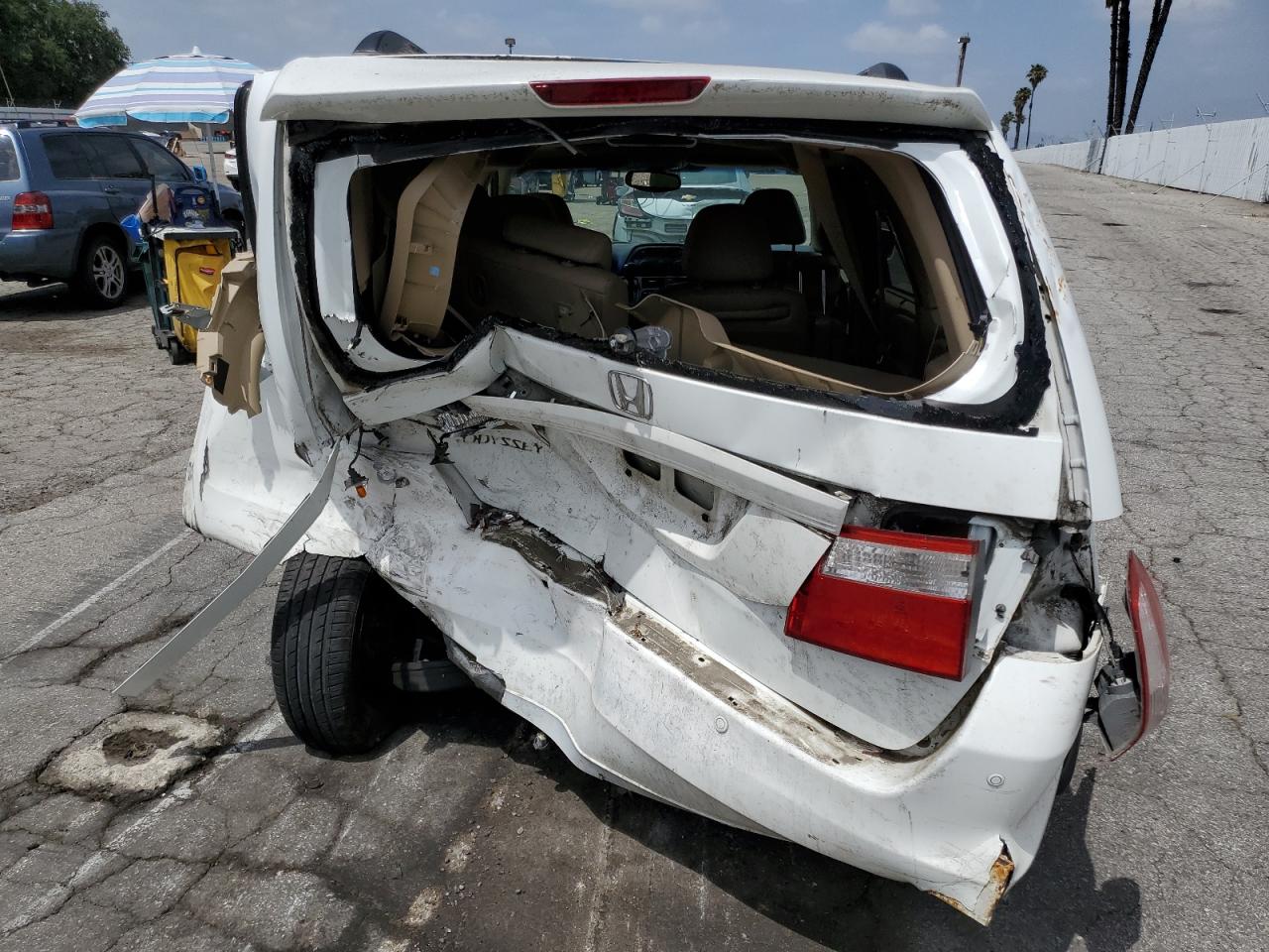 2007 Honda Odyssey Exl VIN: 5FNRL387X7B145317 Lot: 56540795